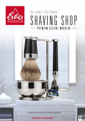 ERBE Shaving Shop Modular Katalogtitel
